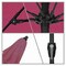 California Umbrella 9' Bronze Aluminum Market Patio Umbrella, Sunbrella Hot Pink 194061337189 - alternate 2